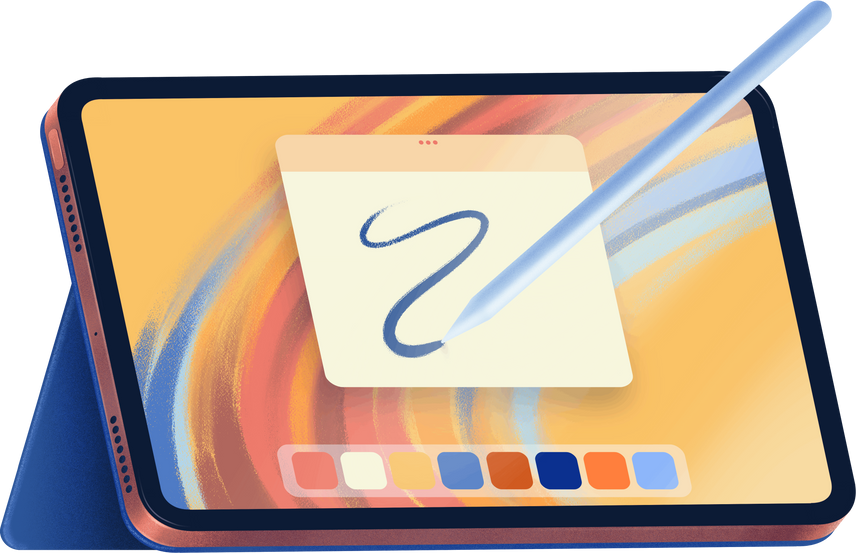 Tablet with Pen
